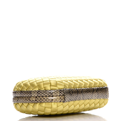 Bottega Veneta Satin Intreccio Impero Ayers Knot Clutch Duchesse 4 of 7