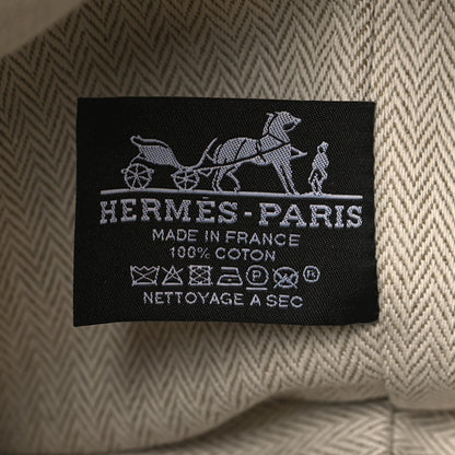 Hermes Canvas Small Bride-A-Brac Pouch Ocre 6 of 9