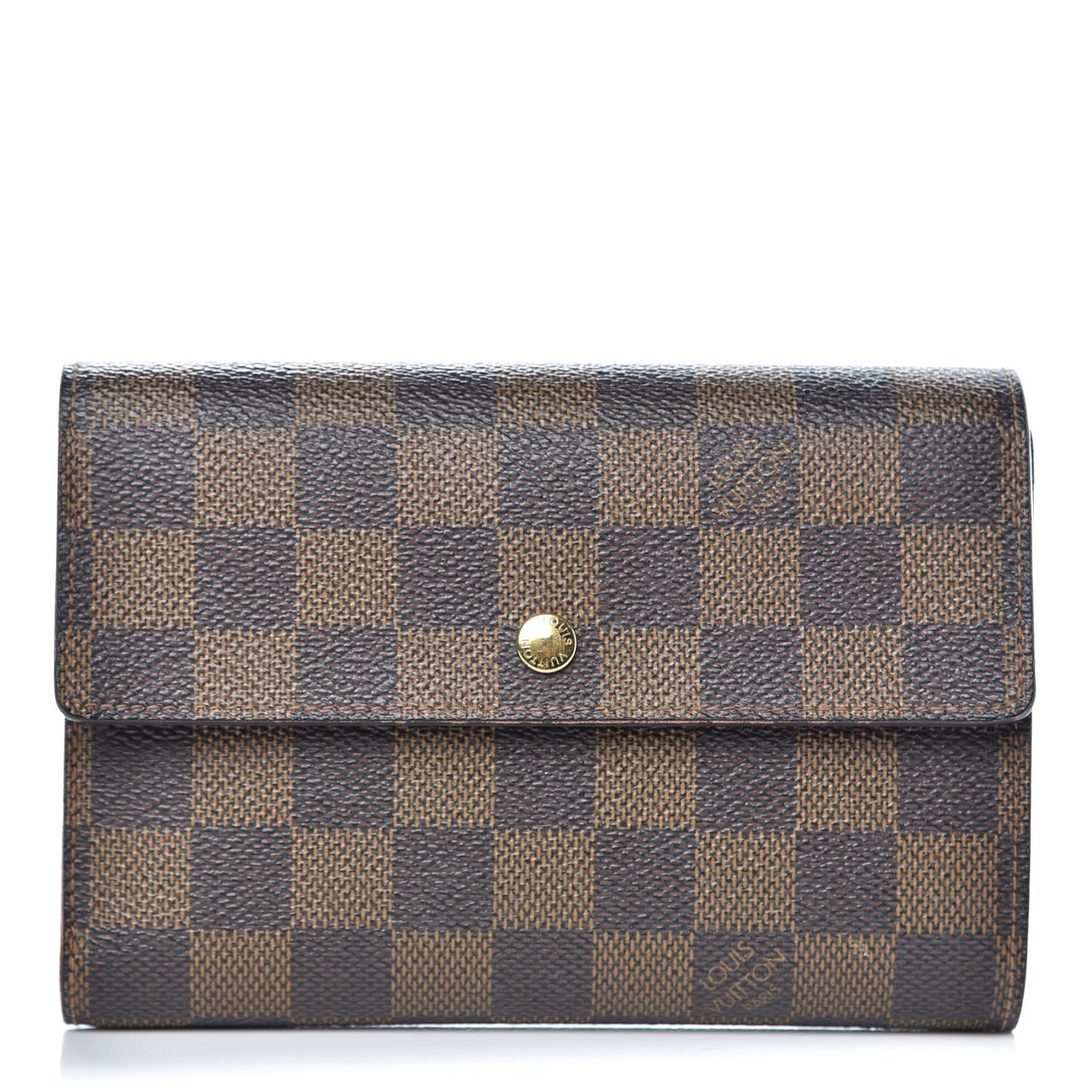 Damier Ebene Porte Tresor Etui Papier Wallet