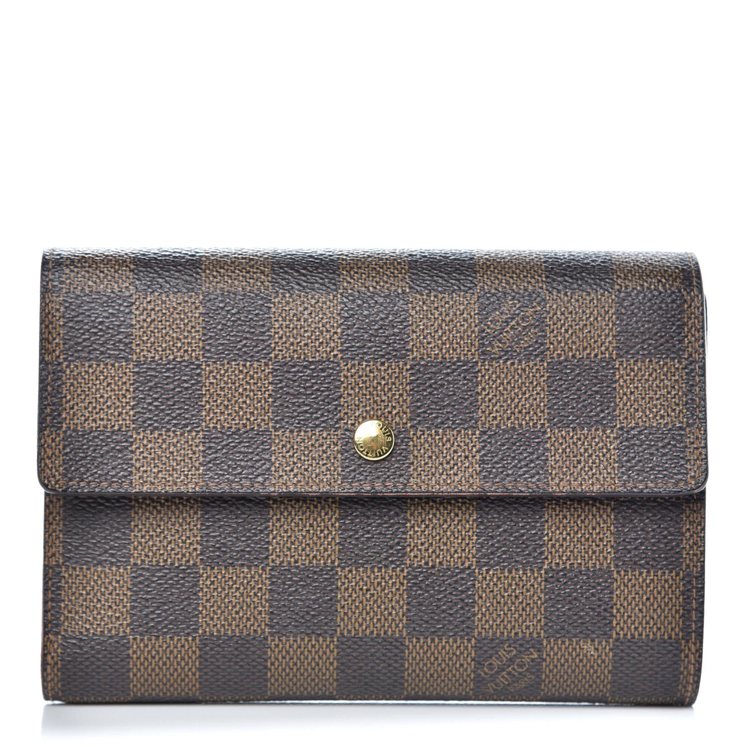 Louis Vuitton Damier Ebene Porte Tresor Etui Papier Wallet 1 of 10