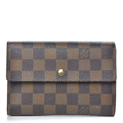 Louis Vuitton Damier Ebene Porte Tresor Etui Papier Wallet 1 of 10