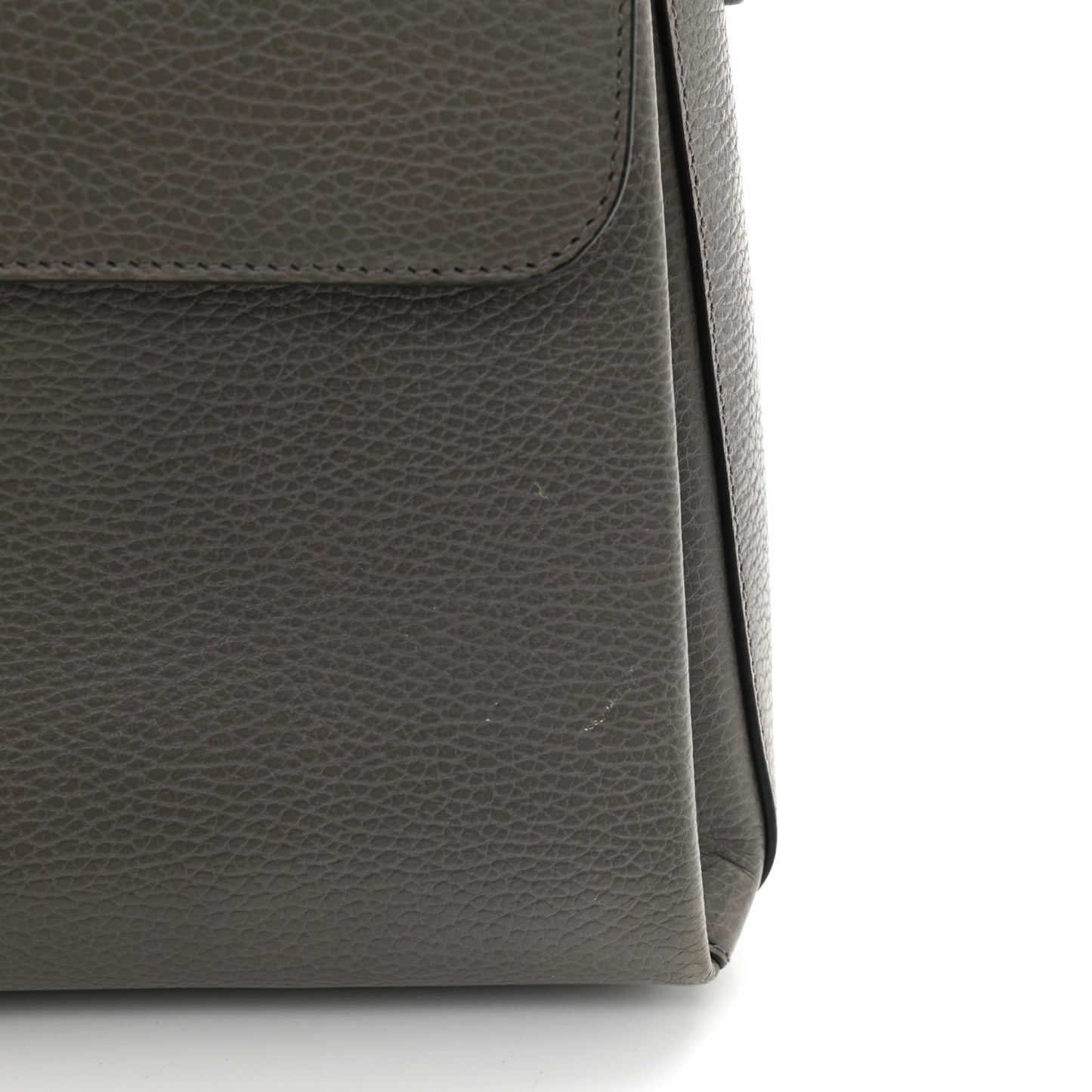 Dollar Calfskin Medium Interlocking G Top Handle Shoulder Bag Loess