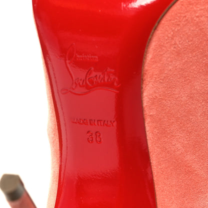 Christian Louboutin Suede Pigalle Follies 100 Pumps 38 Charlotte 6 of 7