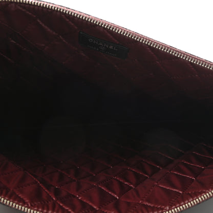 Chanel Caviar Quilted Large Cosmetic Case Black 5 of 7