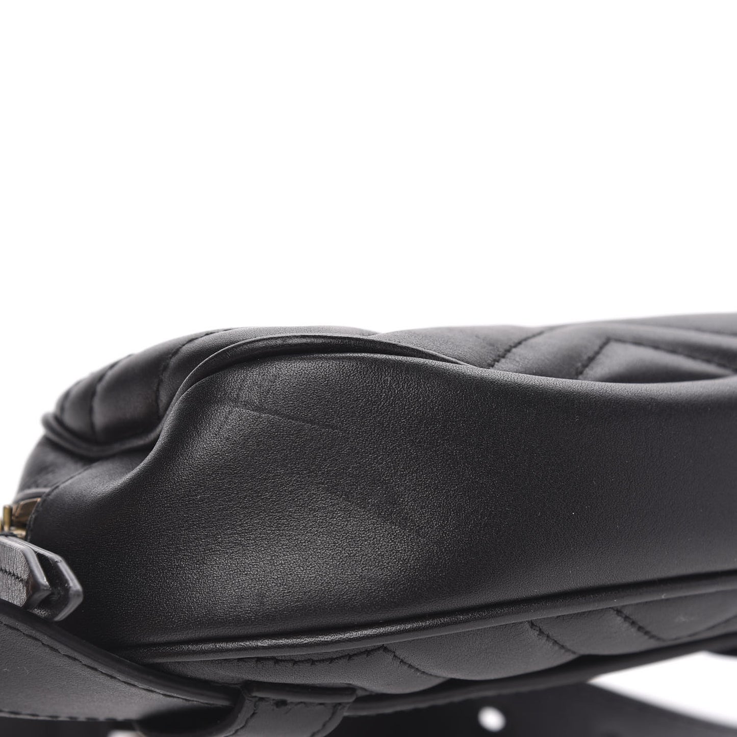 Calfskin Matelasse GG Marmont Belt Bag 85 34 Black