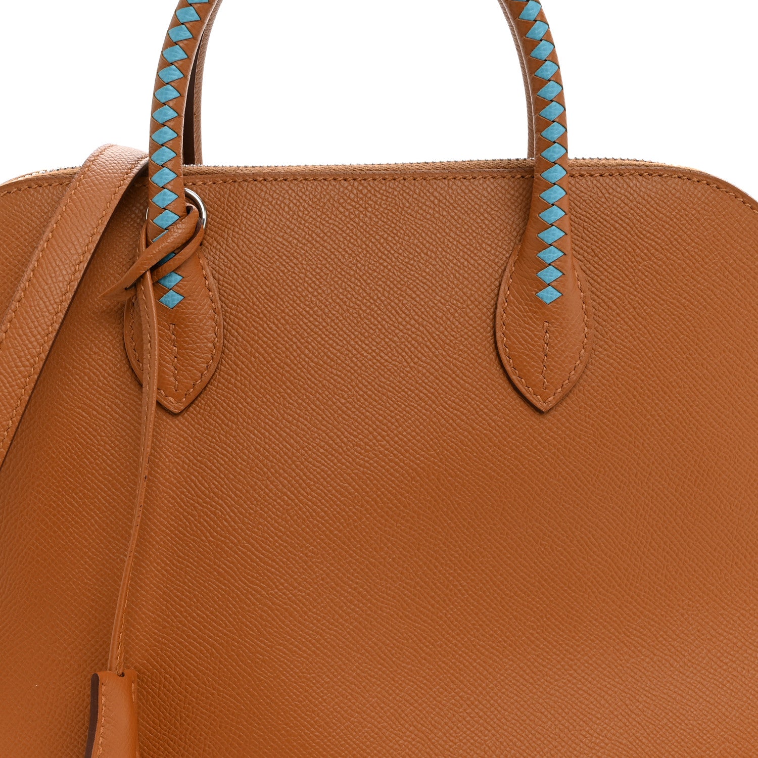 Hermes Epsom Tressage 1923 Bolide 31 Gold Bleu Du Nord 7 of 9