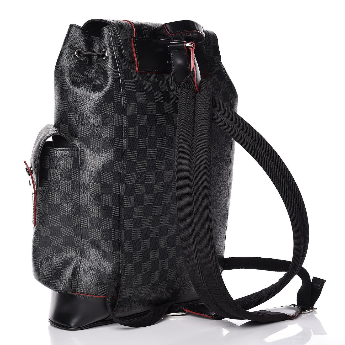 Damier Graphite Christopher PM Red