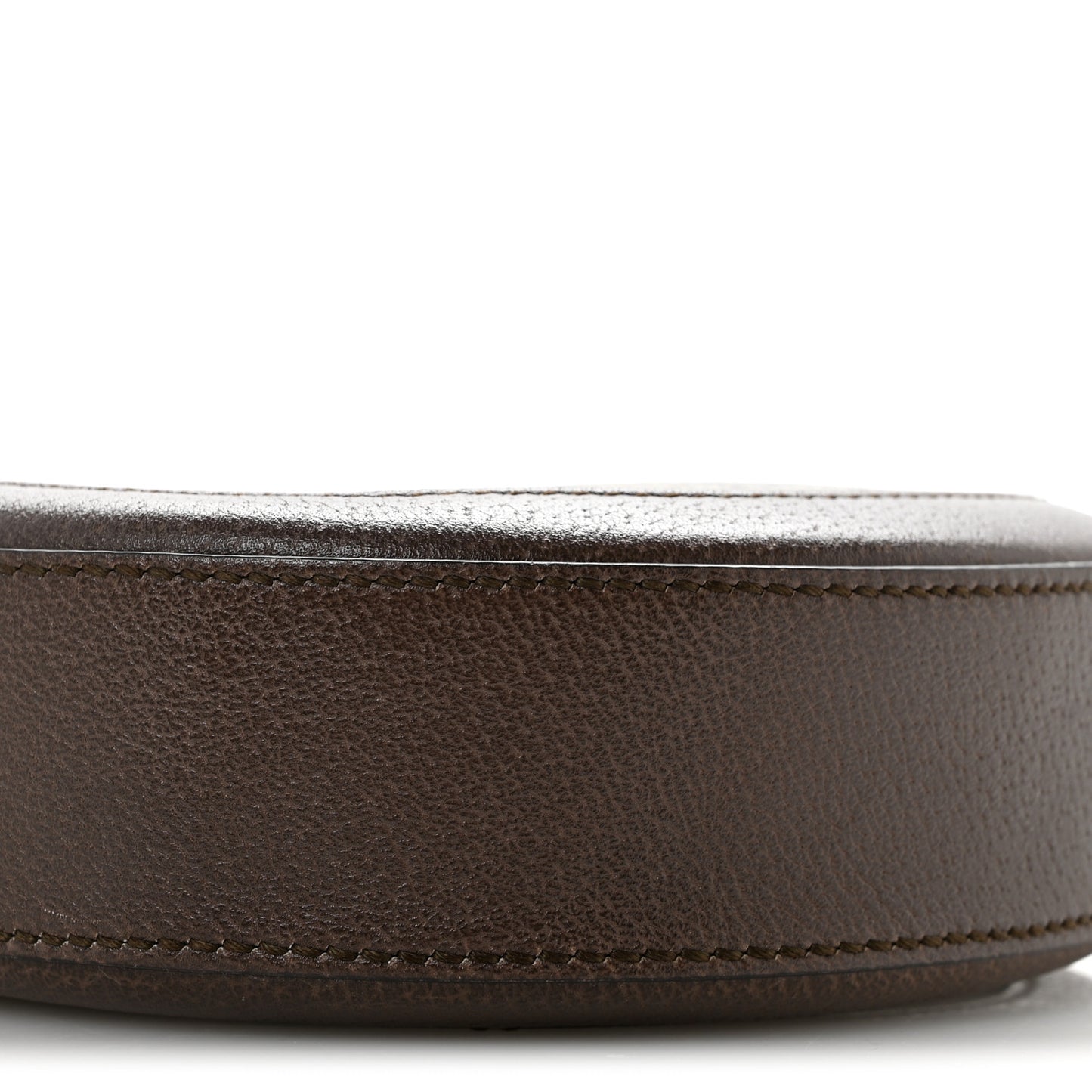 GG Supreme Monogram Web Mini Ophidia Round Shoulder Bag Brown