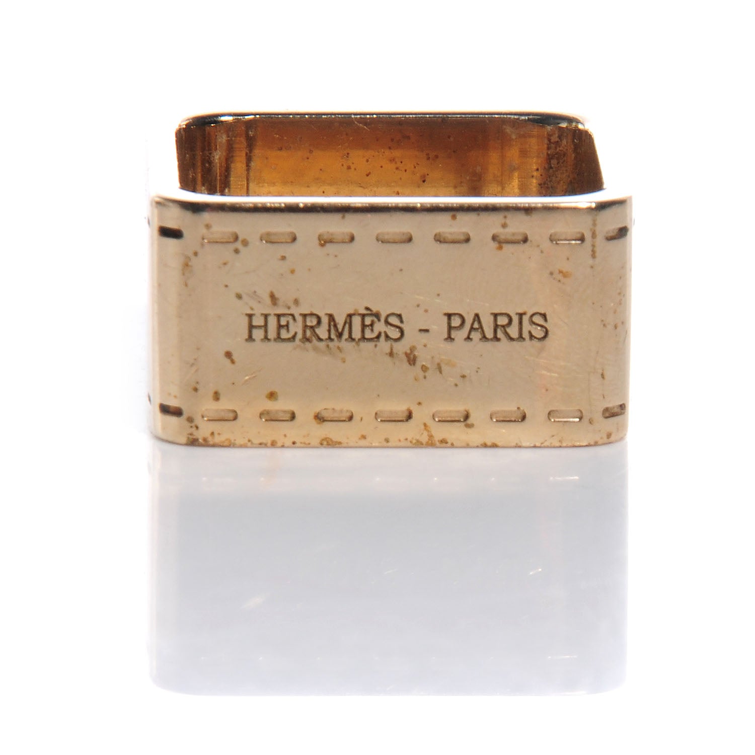 Hermes Permabrass Bolduc Scarf Ring 2 of 3