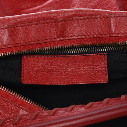 Balenciaga Agneau Classic Hardware Day Hobo Coquelicot 6 of 7