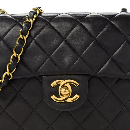 Chanel Lambskin Quilted Mini Square Flap Black 10 of 10