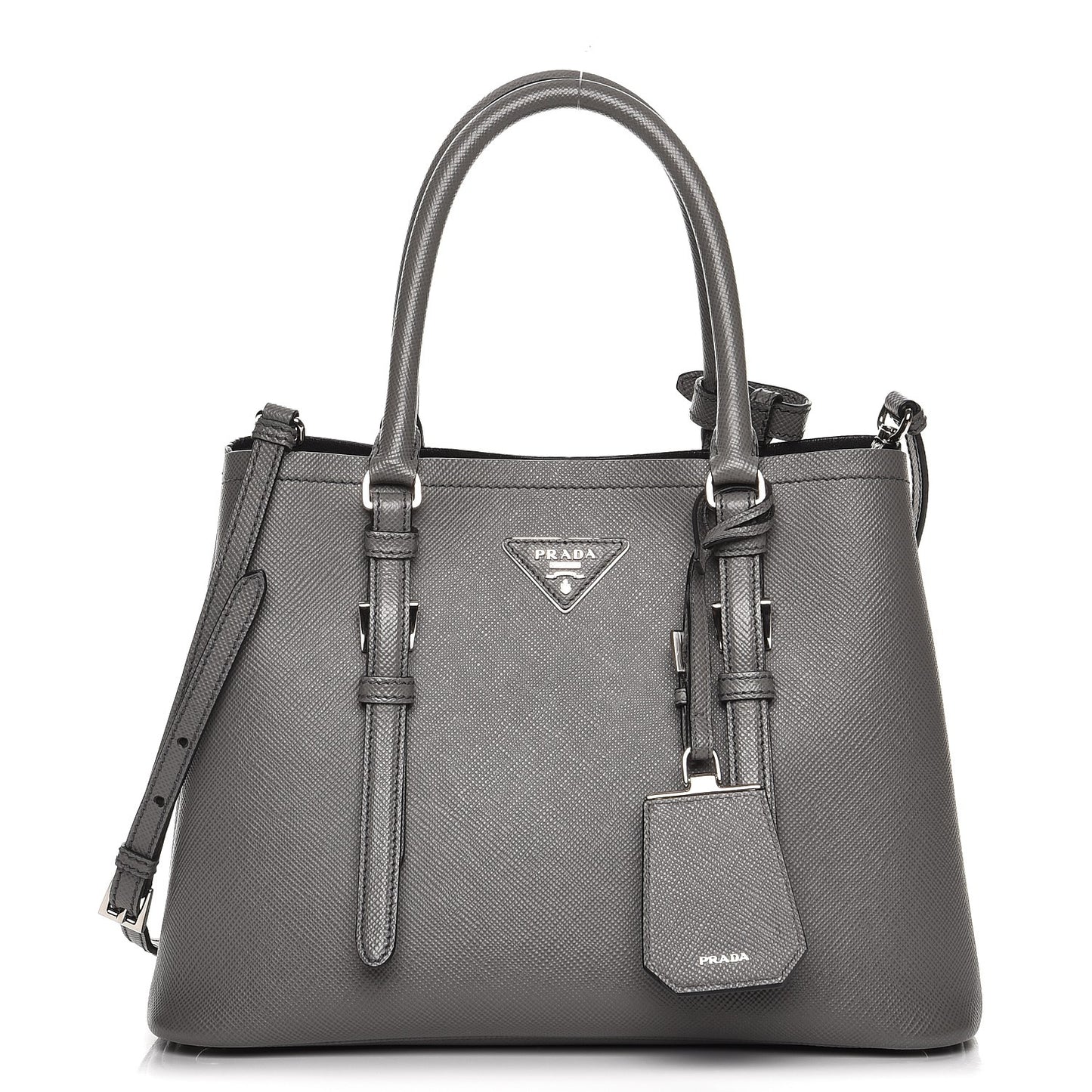 Saffiano Cuir Double Handle Tote Marmo