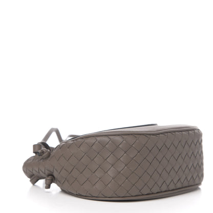 Bottega Veneta Nappa Intrecciato Small Nodini Flap Crossbody Steel 3 of 9