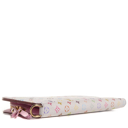 Louis Vuitton Monogram Multicolor Insolite Wallet White Litchi 4 of 7