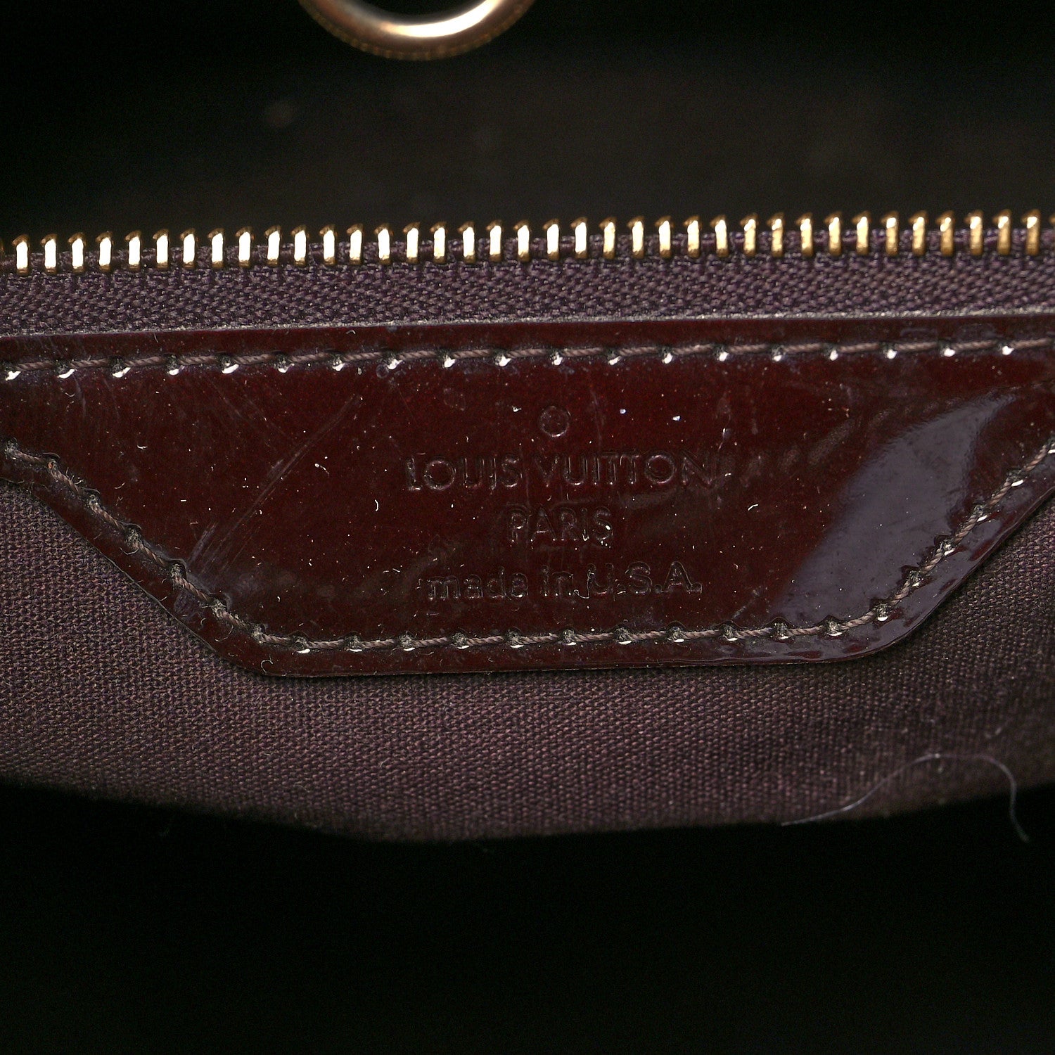 Louis Vuitton Vernis Wilshire MM Amarante 6 of 15