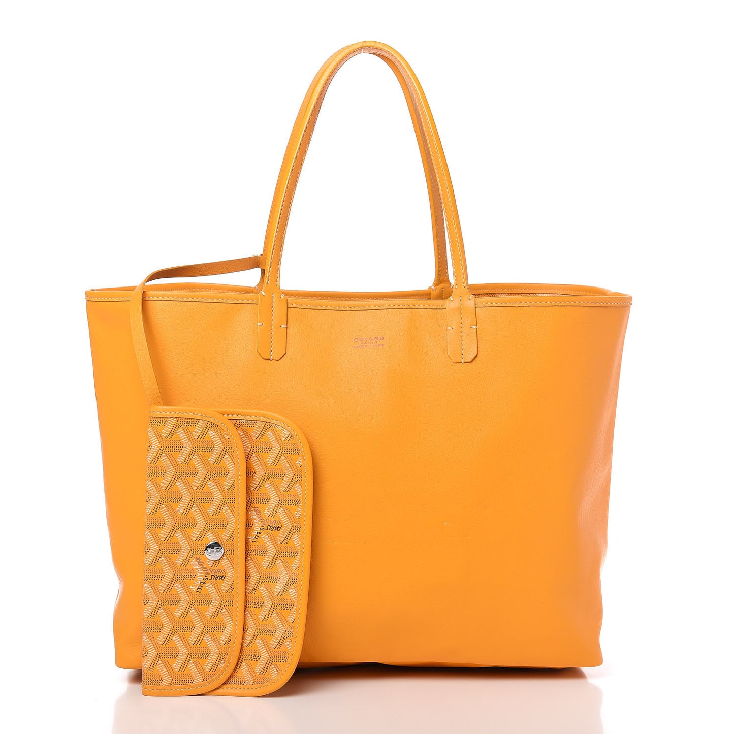 Goyardine Reversible Anjou PM Yellow