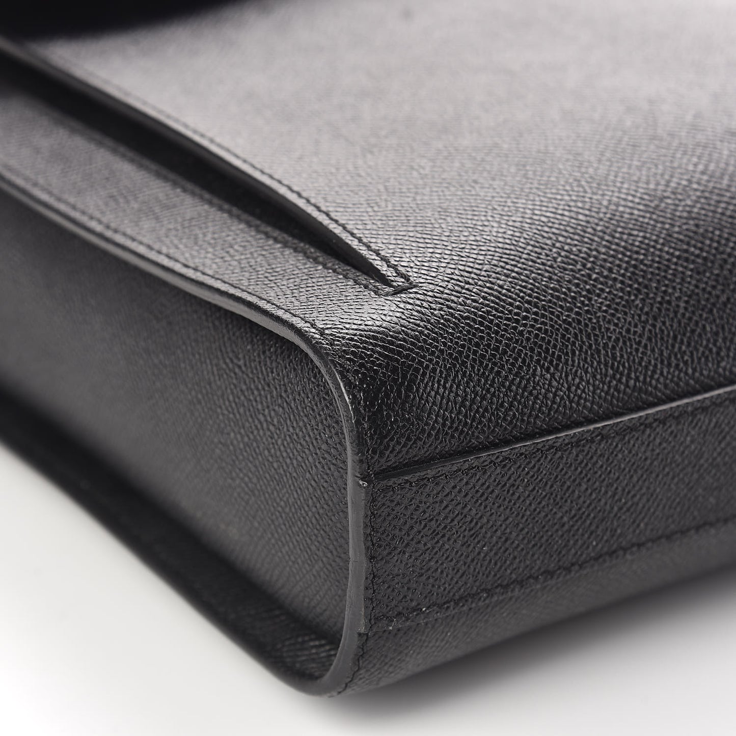 Calfskin Messenger Bag Black