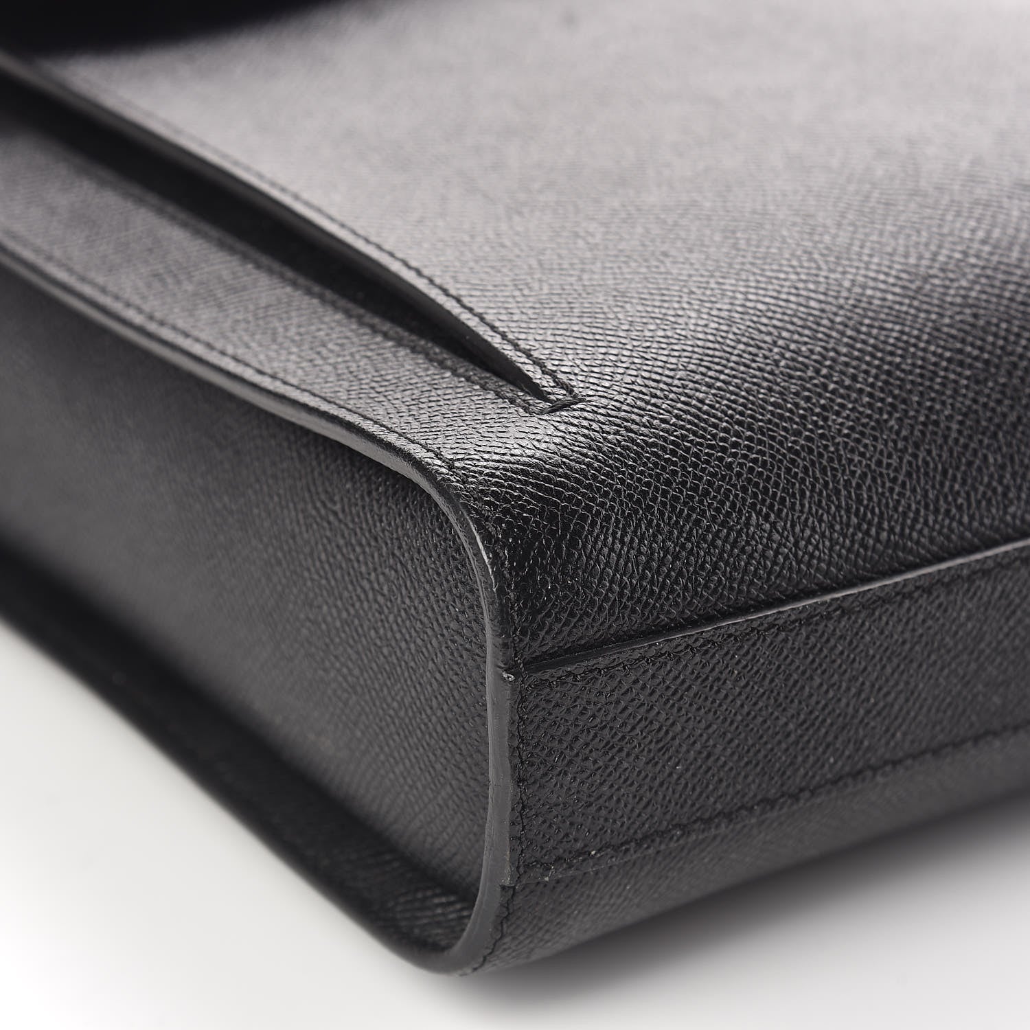 Burberry Calfskin Messenger Bag Black 9 of 10