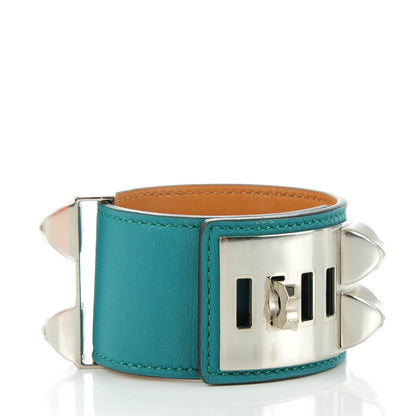 Hermes Swift Collier de Chien CDC Bracelet Malachite S 3 of 7