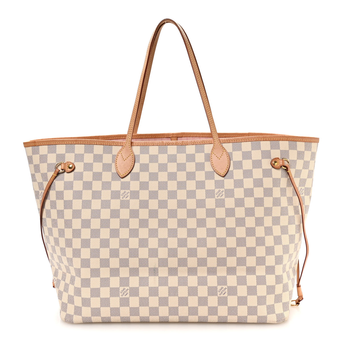 Louis Vuitton Damier Azur Neo Neverfull GM Rose Ballerine 1 of 11