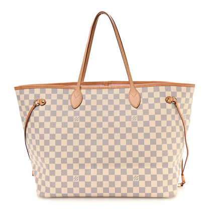 Louis Vuitton Damier Azur Neo Neverfull GM Rose Ballerine 1 of 11