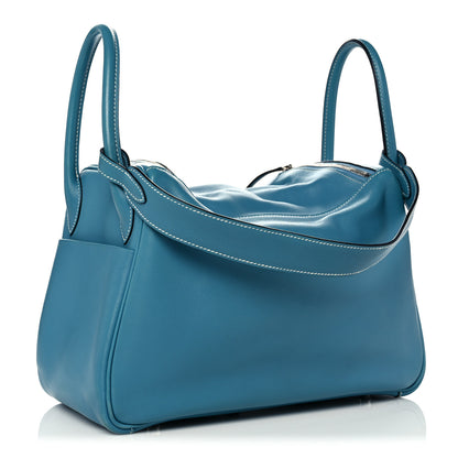 Hermes Swift Lindy 30 Blue Jean 3 of 14