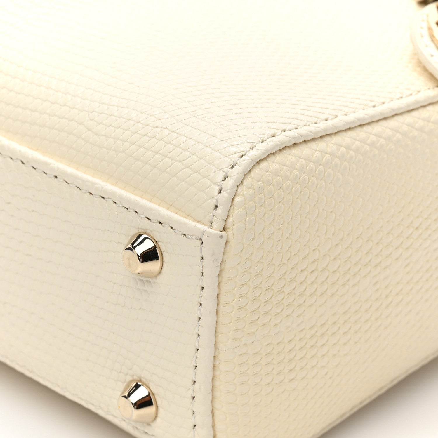 Christian Dior Lizard Mini Lady Dior White 13 of 17