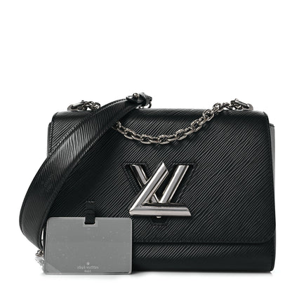 Louis Vuitton Epi Twist Shoulder Bag MM Black 1 of 7