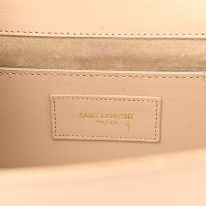 Saint Laurent Smooth Calfskin Classic Monogram Cassandre Clutch Nude 6 of 16