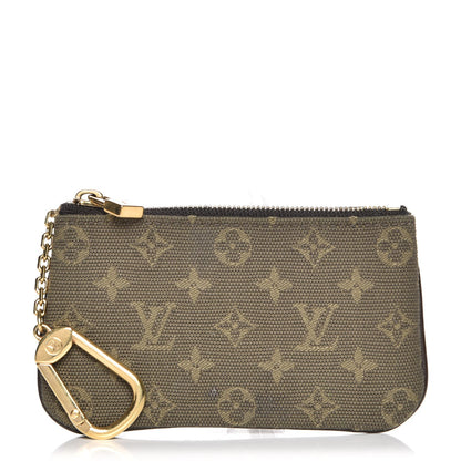 Louis Vuitton Mini Lin Key Pouch Kaki 1 of 6