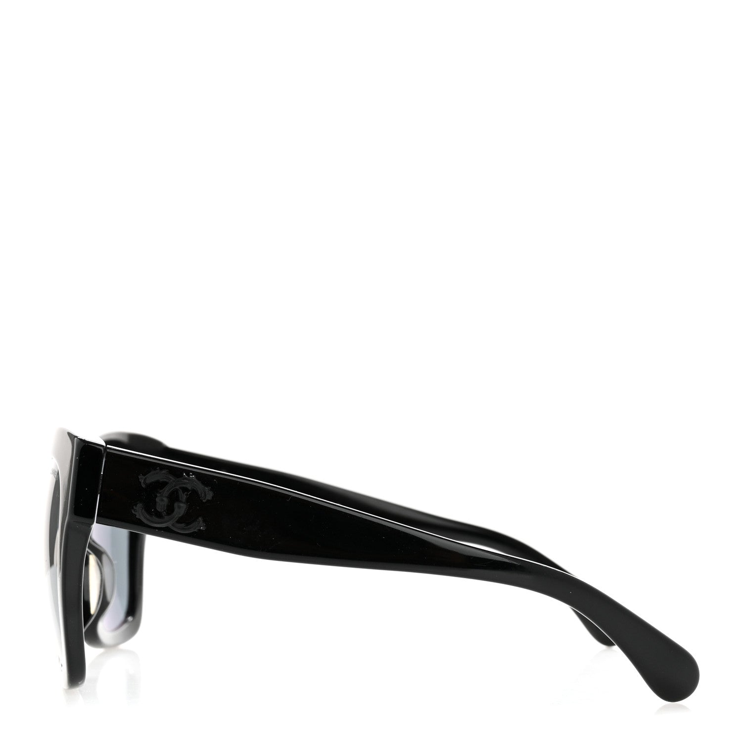 Chanel Acetate Square Sunglasses 5357-A Black 3 of 11