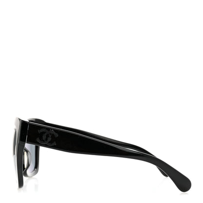 Chanel Acetate Square Sunglasses 5357-A Black 3 of 11
