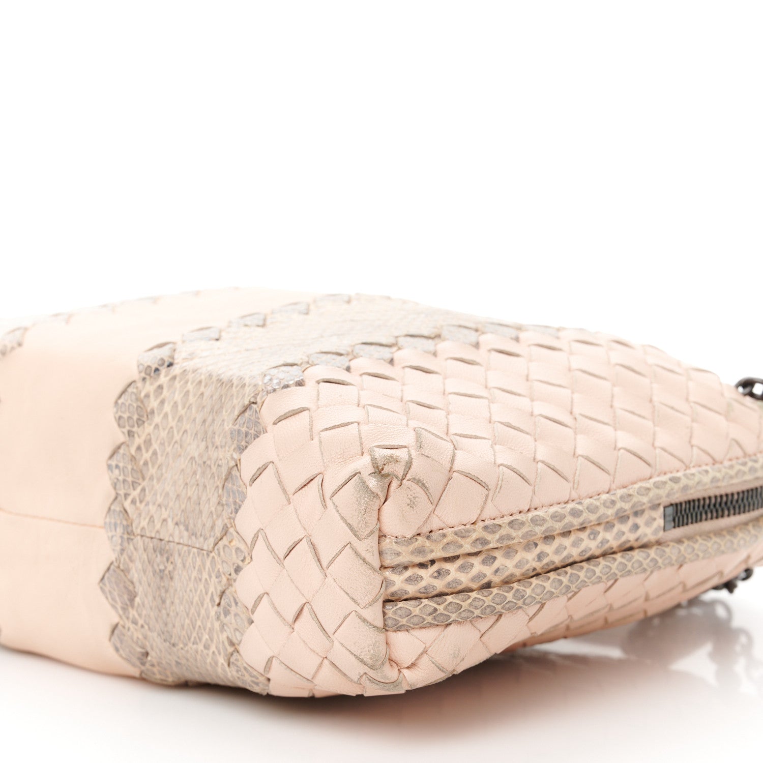 Bottega Veneta Nappa Intrecciato Ayers Crossbody Pillow Messenger Flamingo 12 of 14