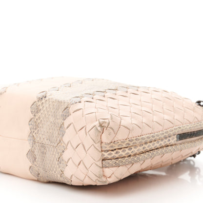 Bottega Veneta Nappa Intrecciato Ayers Crossbody Pillow Messenger Flamingo 12 of 14