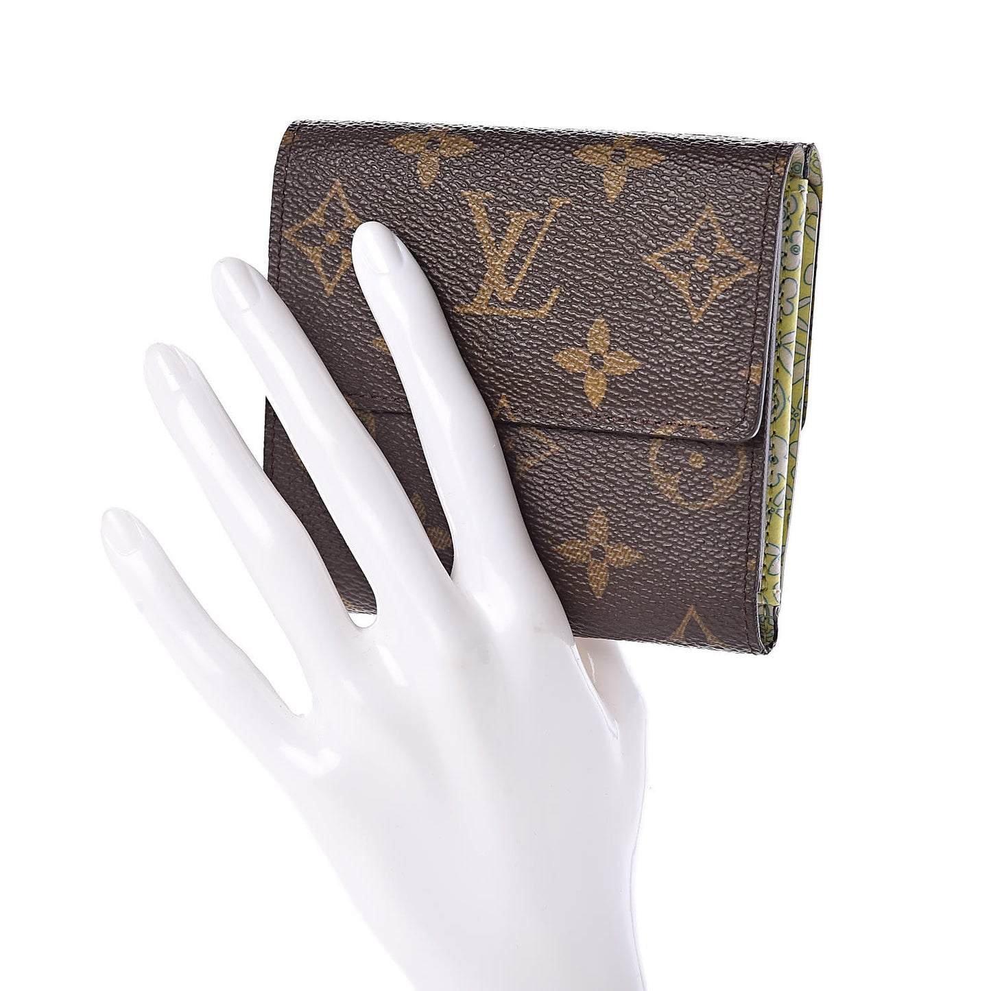 Monogram Fleuri Elise Wallet Vert