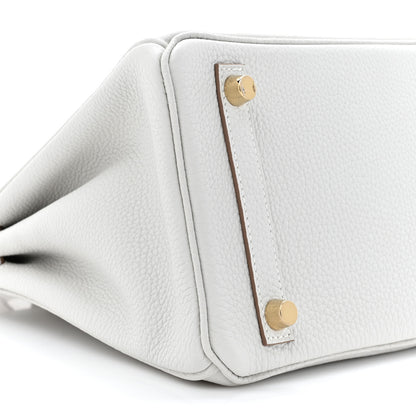 Hermes Togo Birkin 25 Gris Pale 9 of 10
