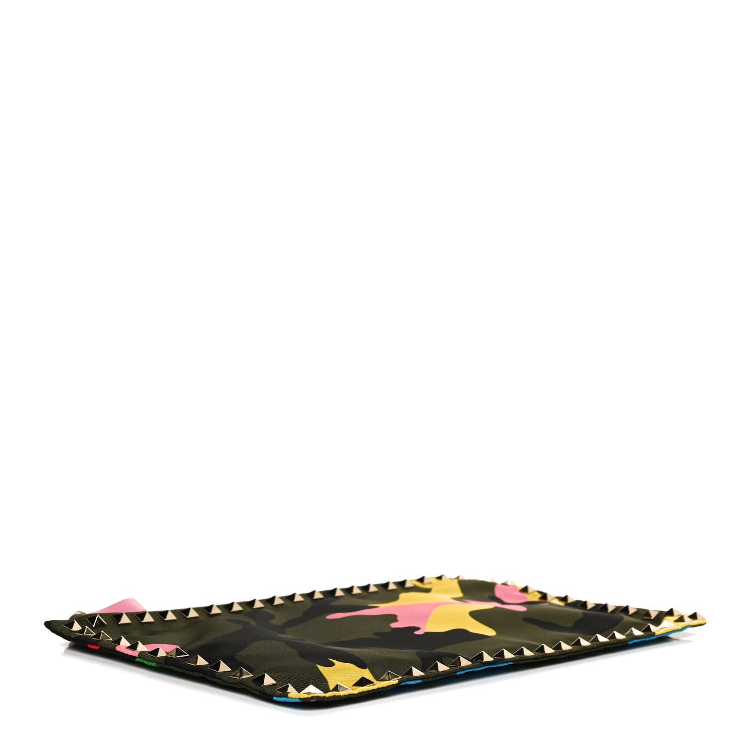 Valentino Garavani Nylon Camouflage Print Rockstud Zip Pouch Multicolor 4 of 10