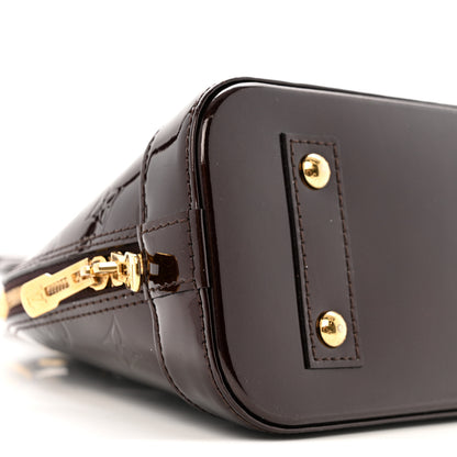 Louis Vuitton Vernis Alma BB Amarante 9 of 13