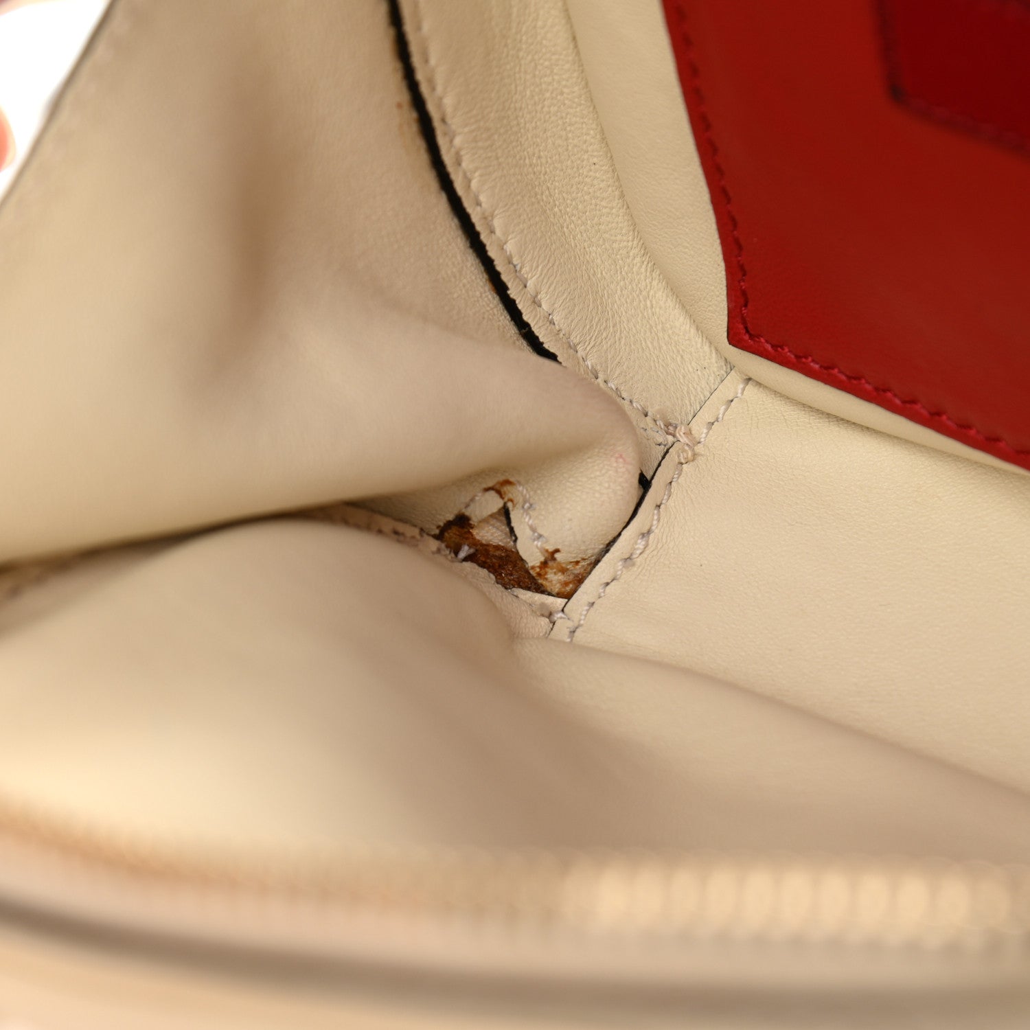 Valentino Garavani Nappa Rockstud Spike Double Zip Camera Crossbody Bag Light Ivory 12 of 16