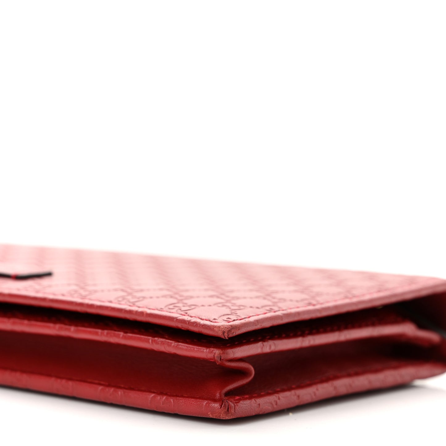 Microguccissima Crossbody Wallet Red