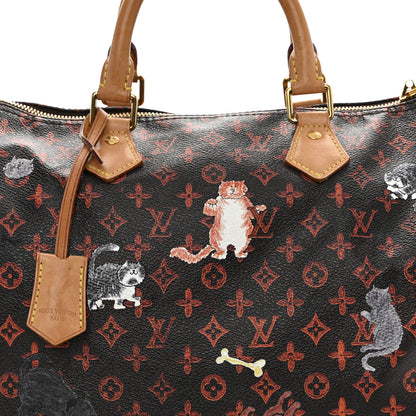 Louis Vuitton Catogram Speedy Bandouliere 30 Marron 7 of 15