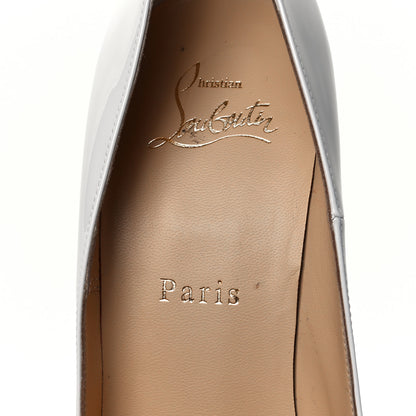 Christian Louboutin Patent So Kate 120 Pumps 38.5 White 7 of 8