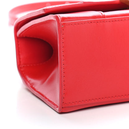 Balenciaga Shiny Box Calfskin Hourglass Top Handle Bag XS Bright Red 7 of 10