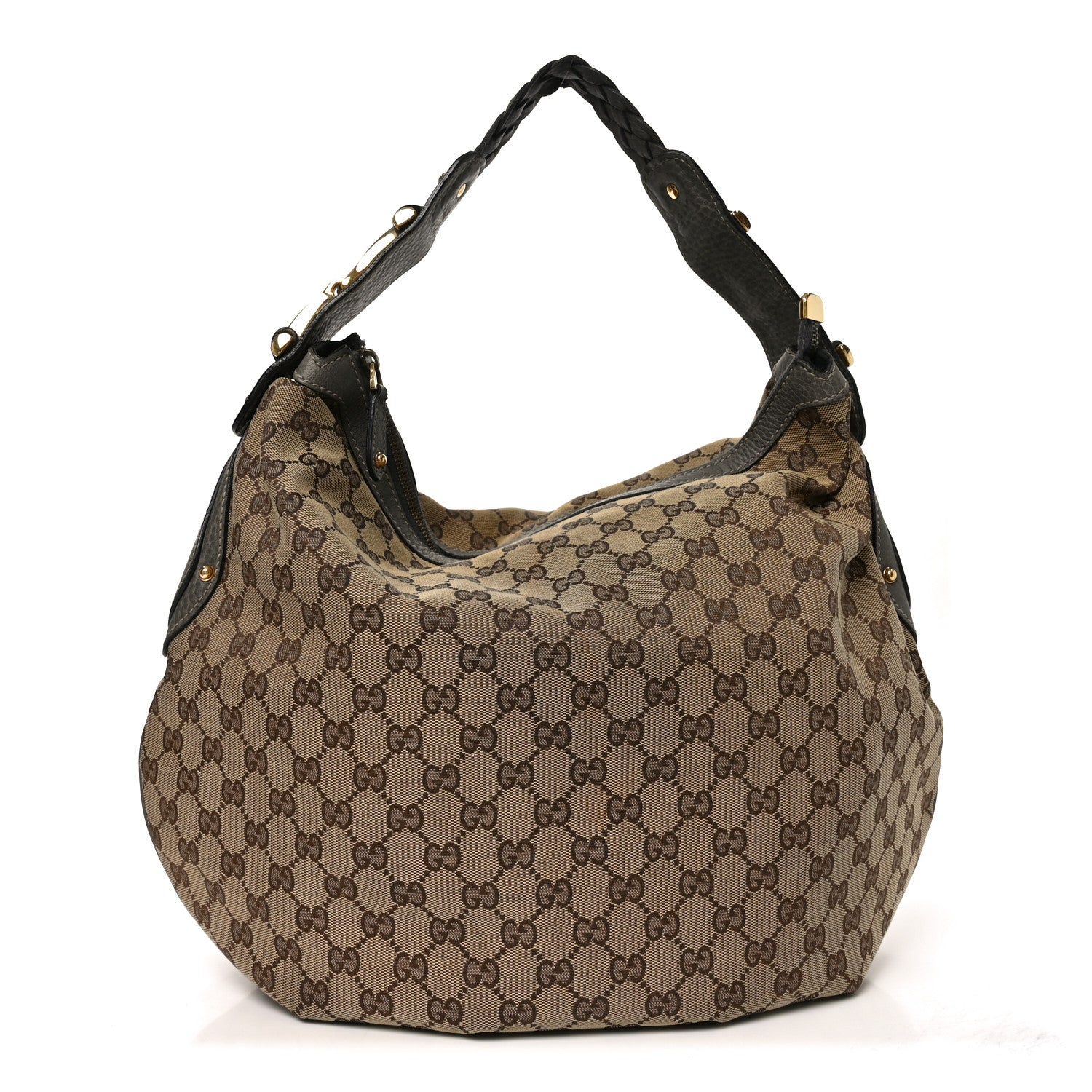 Gucci Monogram Medium Pelham Hobo Grey 1 of 10