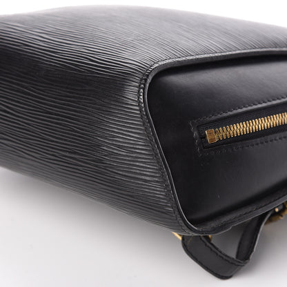Louis Vuitton Epi Mabillon Backpack Black 10 of 11
