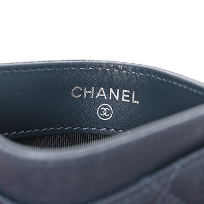 Chanel Caviar Quilted Card Holder Grey 6 of 9