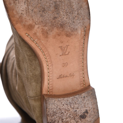 Louis Vuitton Suede Safari Boots Taupe 39 8 of 10