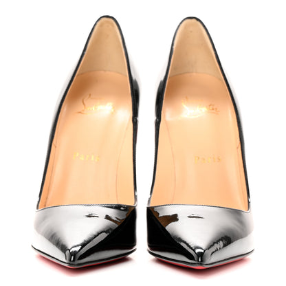 Christian Louboutin Patent Pigalle Follies 100 Pumps 38.5 Black 2 of 15