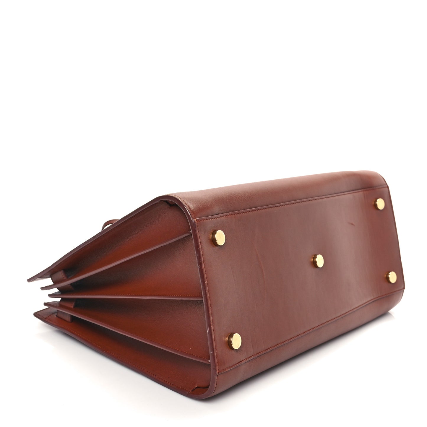 Calfskin Large Sac De Jour Carryall Cognac