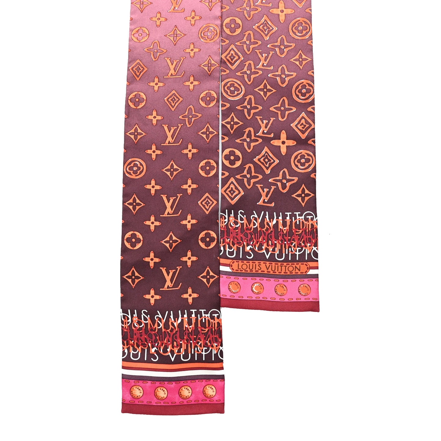 Silk Monogram Map Bandeau Orient